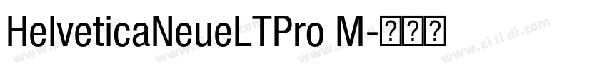 HelveticaNeueLTPro M字体转换